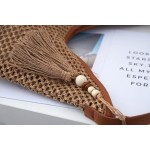Instagram-Style Large-Capacity Woven Tote Bag — Vintage French-Inspired Beach & Vacation Shoulder Bag | An Essential for Commuting and Casual Wear